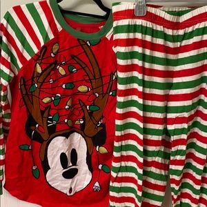 Mickey Mouse Christmas pajama set!